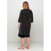 Халат Wild love 2XL,3XL,4XL,5XL велюр 20731